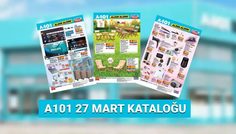27 Mart'ta A101'de Neler Var? İndirimli Ürünler Kaçırılmayacak!