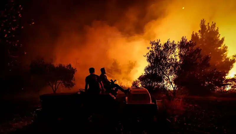 Çanakkale'deki Orman Yangını, 785 Kişiyi Zorunlu Tahliyeye Sürükledi